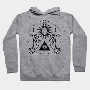 Mystical Pyramid Gaze Hoodie